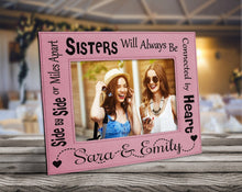 Sister Gift Distance Sister Picture Frame Personalized Best Friends Forever Birthday Present Sibling Gift Idea Best Big Little Sisters Womens Sis Photo