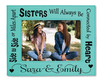 Sister Gift Distance Sister Picture Frame Personalized Best Friends Forever Birthday Present Sibling Gift Idea Best Big Little Sisters Womens Sis Photo