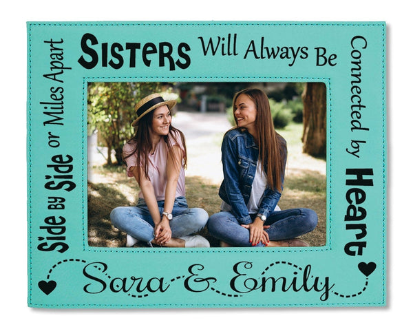 Amazon.com - The Love Between Sisters Lasts Forever - Engraved Leather  Photo Frame - Big Sister, Little Sister, Maid of Honor, Matron of Honor  Wedding Gifts, Christmas Gifts, Birthday Gifts (5x7-Vertical)