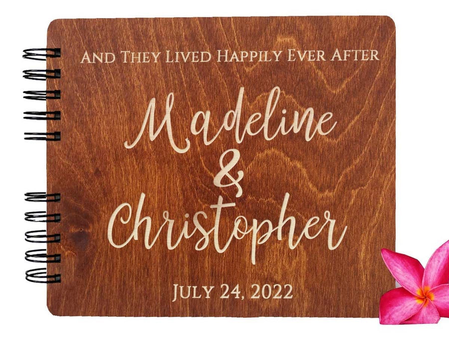 Custom Initials Wedding Scrapbook & Guest Book — Perfect Personalized Photo Album For Couples
