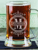 WEDDINGS Fancy Initial Engraved Wedding Party Beer Stein Personalized for Groomsman Best Man Father of the Bride Gift for In Laws Brother Birthday