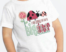 WEDDINGS Going to Be a Big Sister Shirts Ladybugs TShirt Baby Birth Anouncement pink for girls