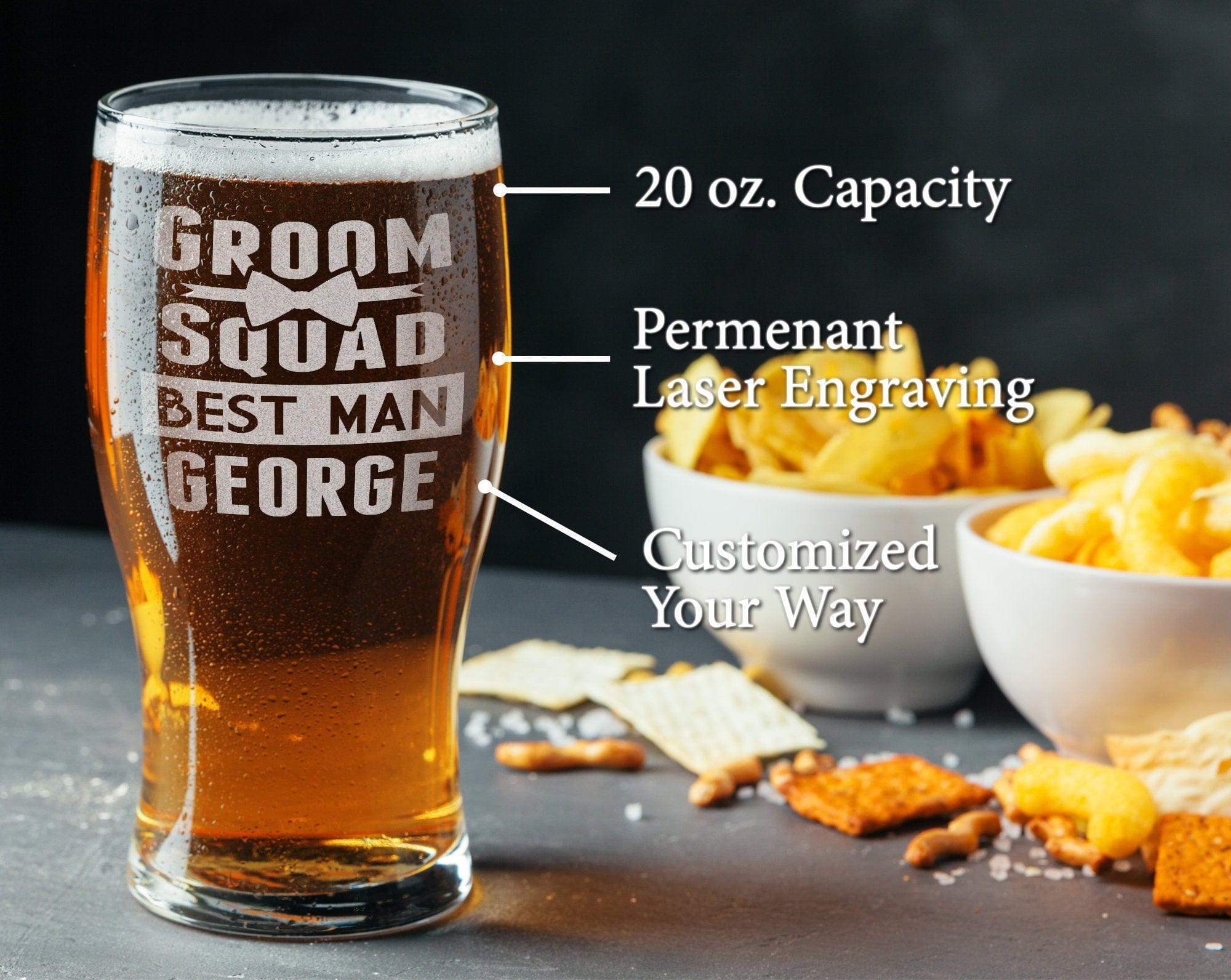 WEDDINGS Groom Squad Best Friend Gifts for Men Husband Brother Dad Wedding Groomsmen Proposal Bachelor Party Favors Bar Accessories for Home Man Cave