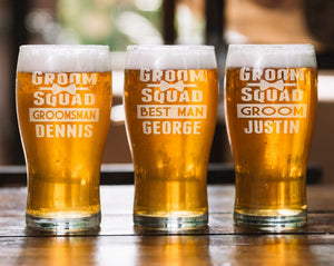 WEDDINGS Groom Squad Best Friend Gifts for Men Husband Brother Dad Wedding Groomsmen Proposal Bachelor Party Favors Bar Accessories for Home Man Cave