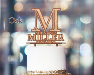 WEDDINGS Mr and Mrs Future Husband Wife Bride Groom Personalized Rustic Wedding Cake Decoration Engraved Wood Cake Topper Couples Anniversary Toppers