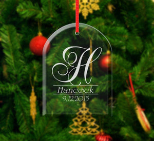 WEDDINGS Personalized Couples First Christmas Ornament Gift Glass Newlywed Winter Wedding Gift Idea Stocking Stuffer Holiday Tree Decoration for her