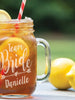 WEDDINGS Team Bride Personalized with Name Mason Jar for Bachelorette Bash, Party, Bridal Shower, Bridesmaid Gifts Bulk Discount