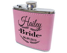 WEDDINGS Unique Engraved Black Flasks Personalized Womens Gift 21st Birthday Favors Girls Trip Present Wedding Party Bridesmaids Thank You Gifts