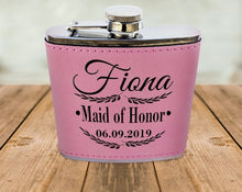 WEDDINGS Unique Engraved Black Flasks Personalized Womens Gift 21st Birthday Favors Girls Trip Present Wedding Party Bridesmaids Thank You Gifts