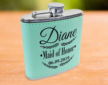 WEDDINGS Unique Engraved Black Flasks Personalized Womens Gift 21st Birthday Favors Girls Trip Present Wedding Party Bridesmaids Thank You Gifts