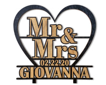 WEDDINGS Wedding Cake Topper Personalized Wood Name Mr Mrs Cake Decoration Rustic Bride Groom Custom Tier Cake Toppers Bridal Shower Gift for Couple