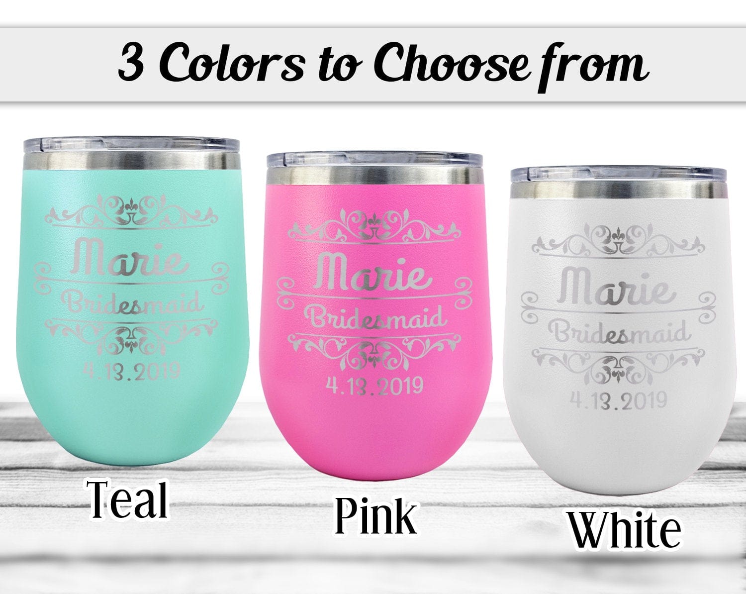 WEDDINGS Wine Bachelorette Personalized Favors Tumbler Flower Girl Day Of Wedding Thank You Gifts Bridal Shower Decor Personalized Mother of Bride